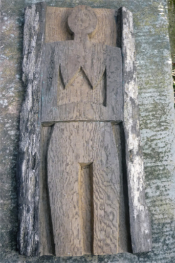 Mooreicherelief Frau