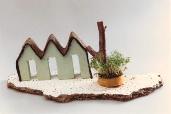 Reihenhaus auf Scholle